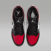Nike Air Jordan 1 Low FJ6245-601 Men's Red Black Molded Football Cleats MEW1683