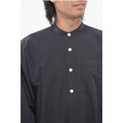 Birkenstock TEKLA Cotton Poplin Maxi Shirt with Side Men's Splits