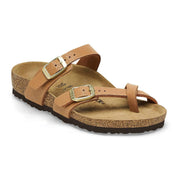 Kids Mayari Strap Sandals In Grained Pecan