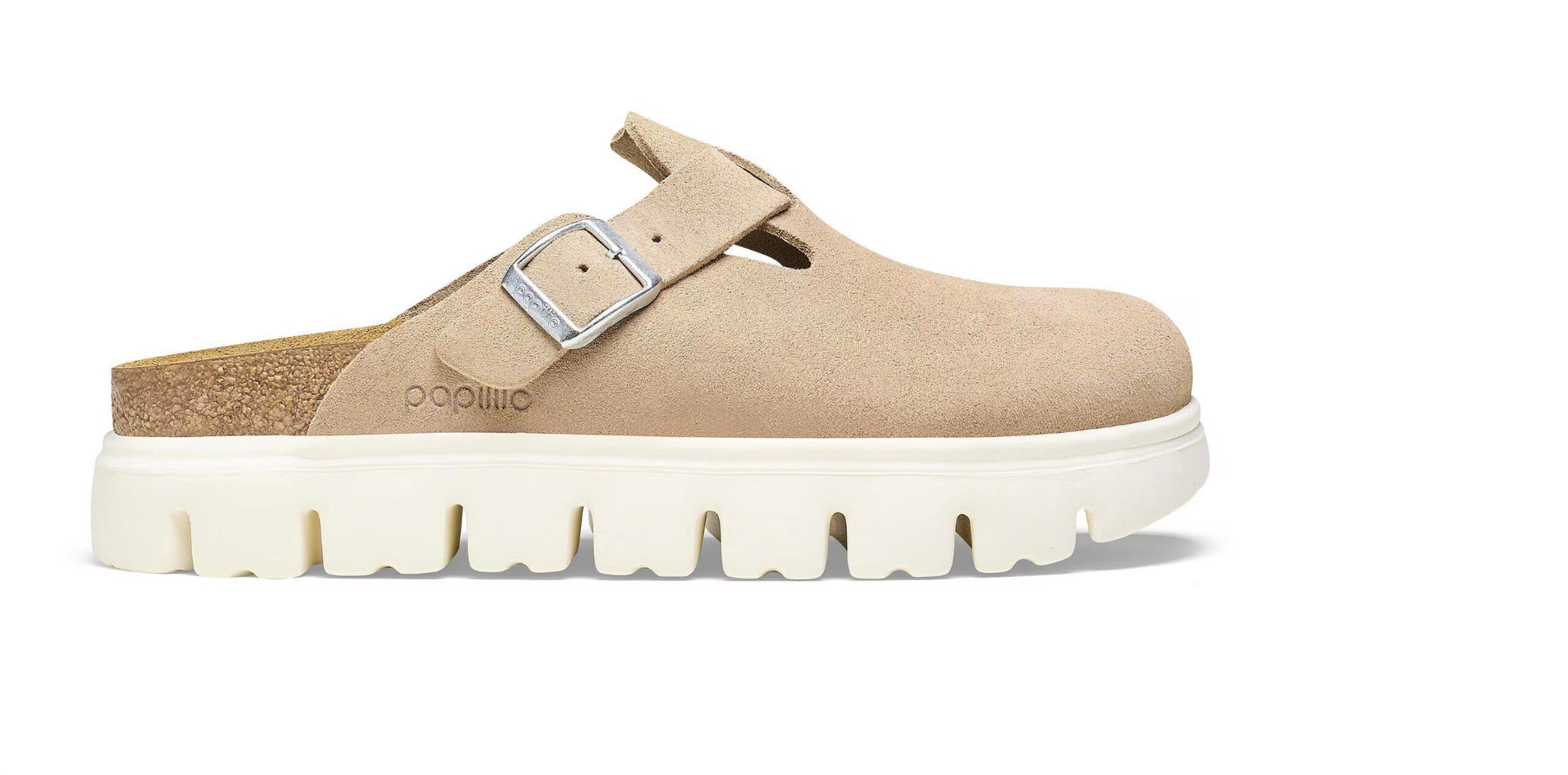 Women's Boston Pap Chuncky Clog - Narrow In Warm Sand