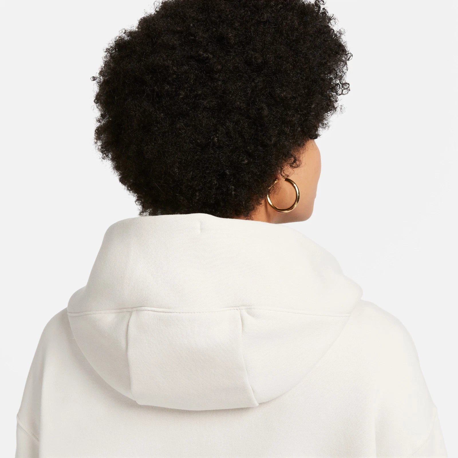 Nike Sportswear Phoenix Fleece Hoodie Women's White Long Sleeve Full-Zip DSGL344