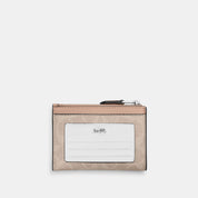 Coach Outlet Mini Skinny Id Case In Signature Canvas
