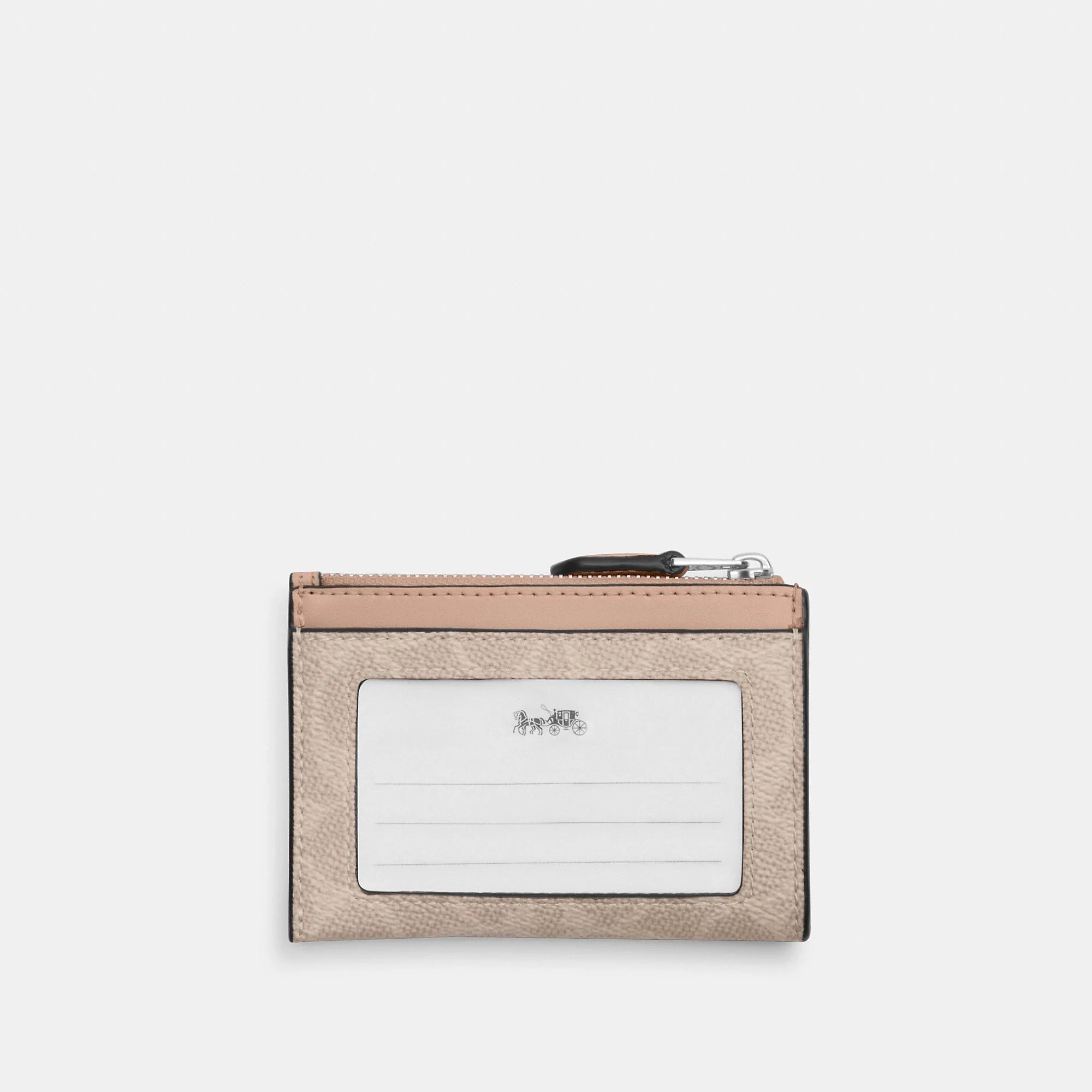 Coach Outlet Mini Skinny Id Case In Signature Canvas