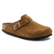 Women's Boston Soft Footbed Clog In Mink Suede