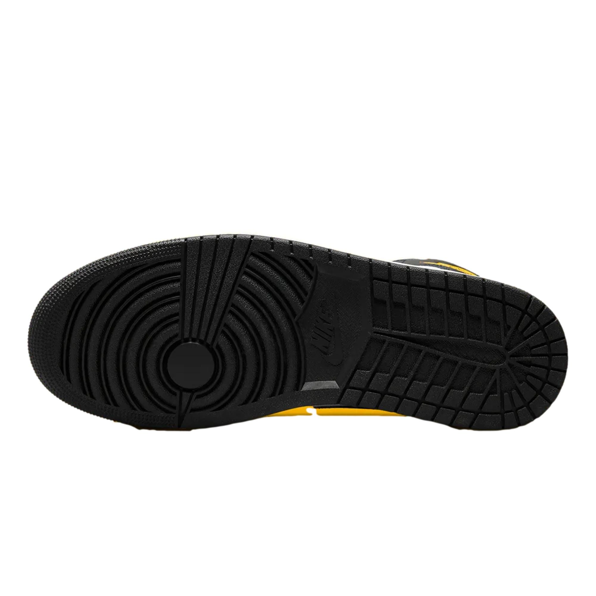 Men's Nike Air Jordan 1 Mid Yellow Ochre / Black - White DQ8426-701