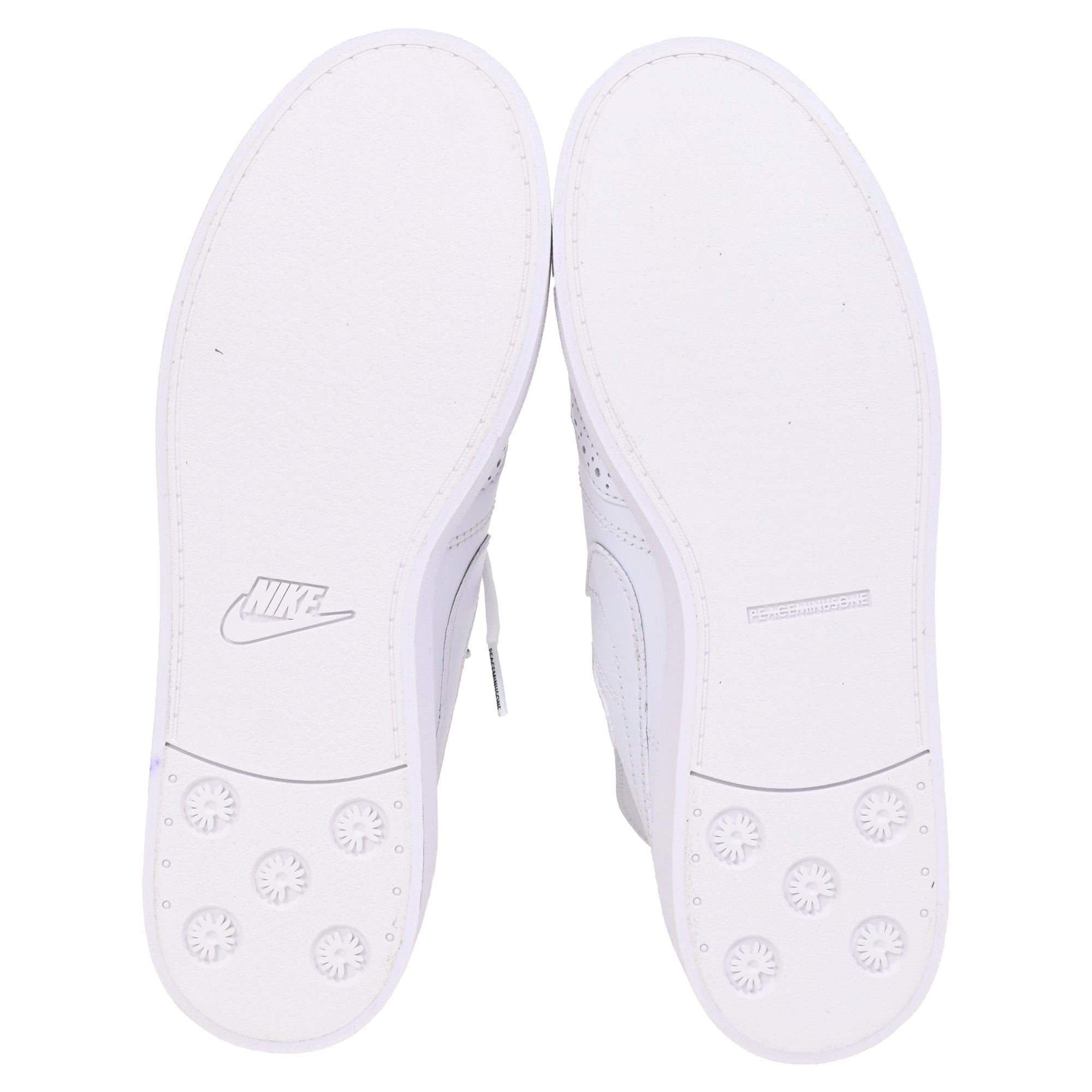 Nike Kwondo 1 G-Dragon Peaceminusone Triple Sneakers in White Leather