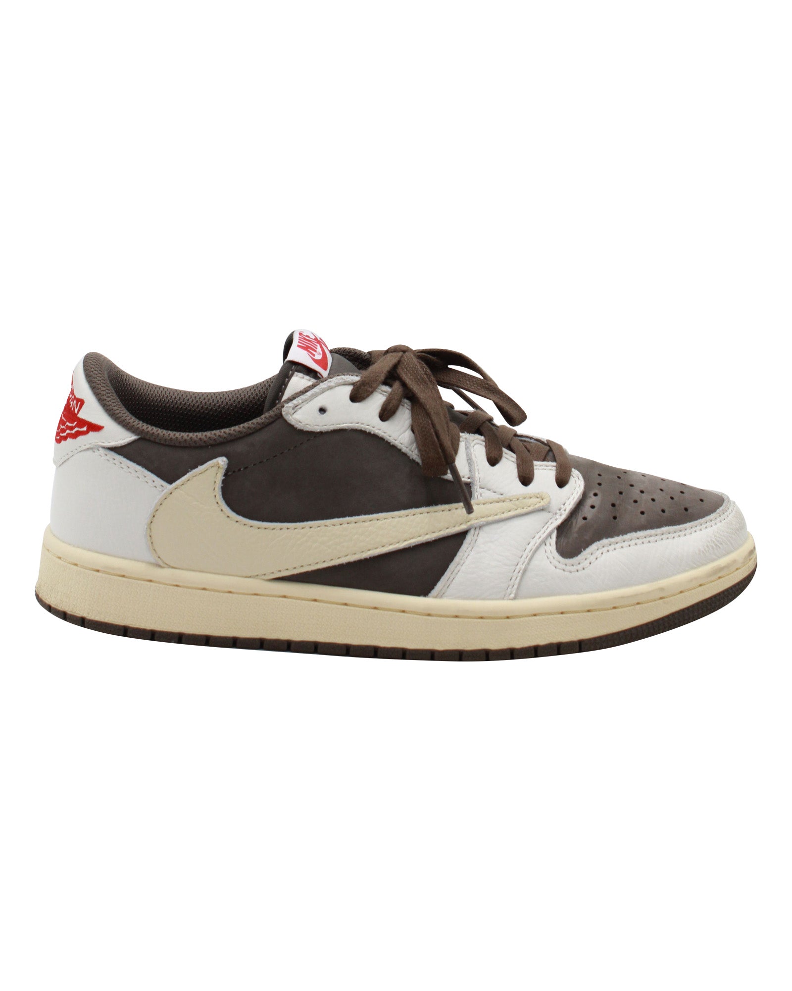 Nike Air Jordan x Travis Scott Air Jordan 1 Low OG Sneakers in in Reverse Mocha Suede