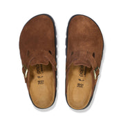 Women's Boston Chunky Clog In Dark Tea/black