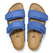 Women's Birkenstock Uji 1025712 Sandal US 7-7.5 Blue Suede Leather Comfort KHD165