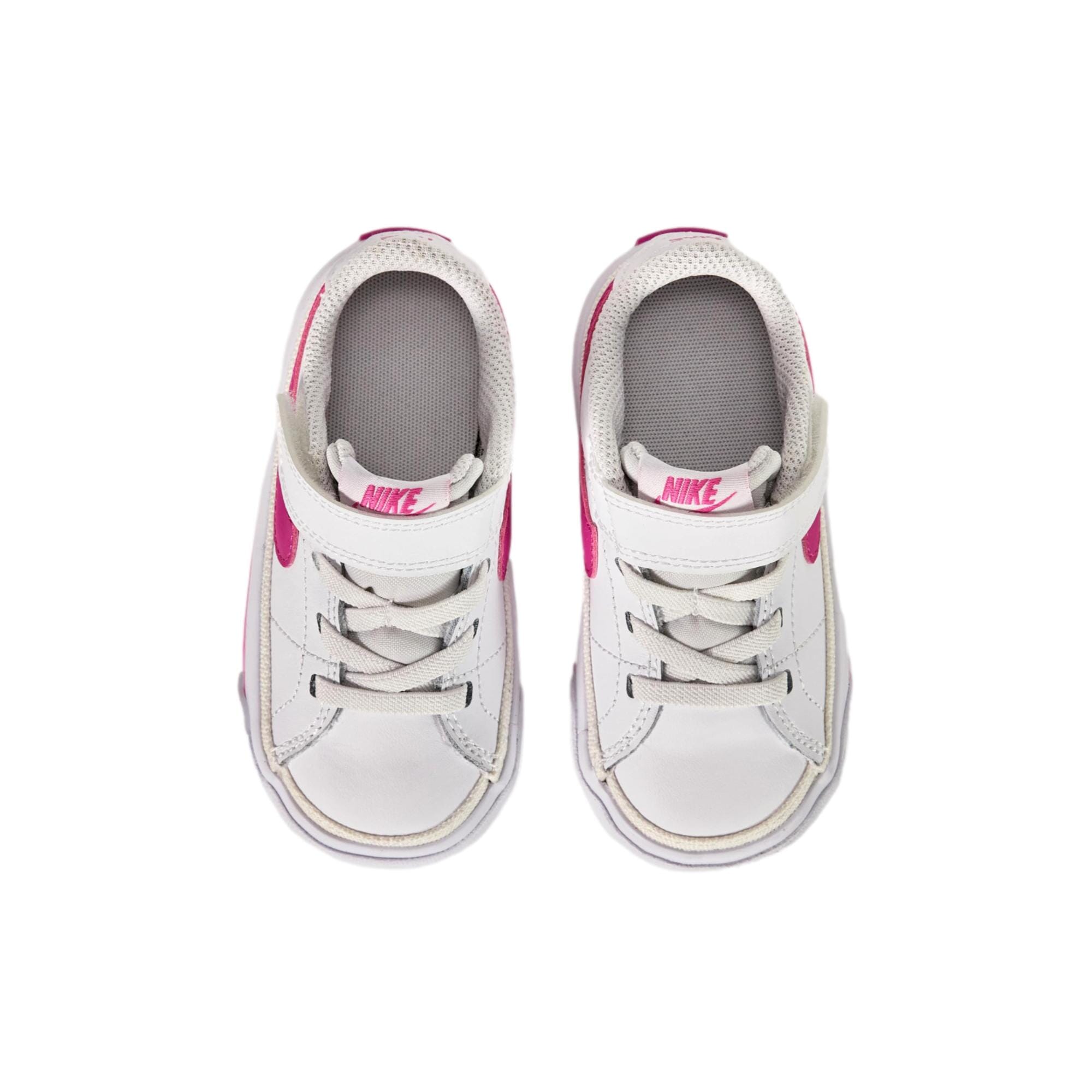 Toddler Nike Court Legacy White / Laser Fuchsia DA5382-124