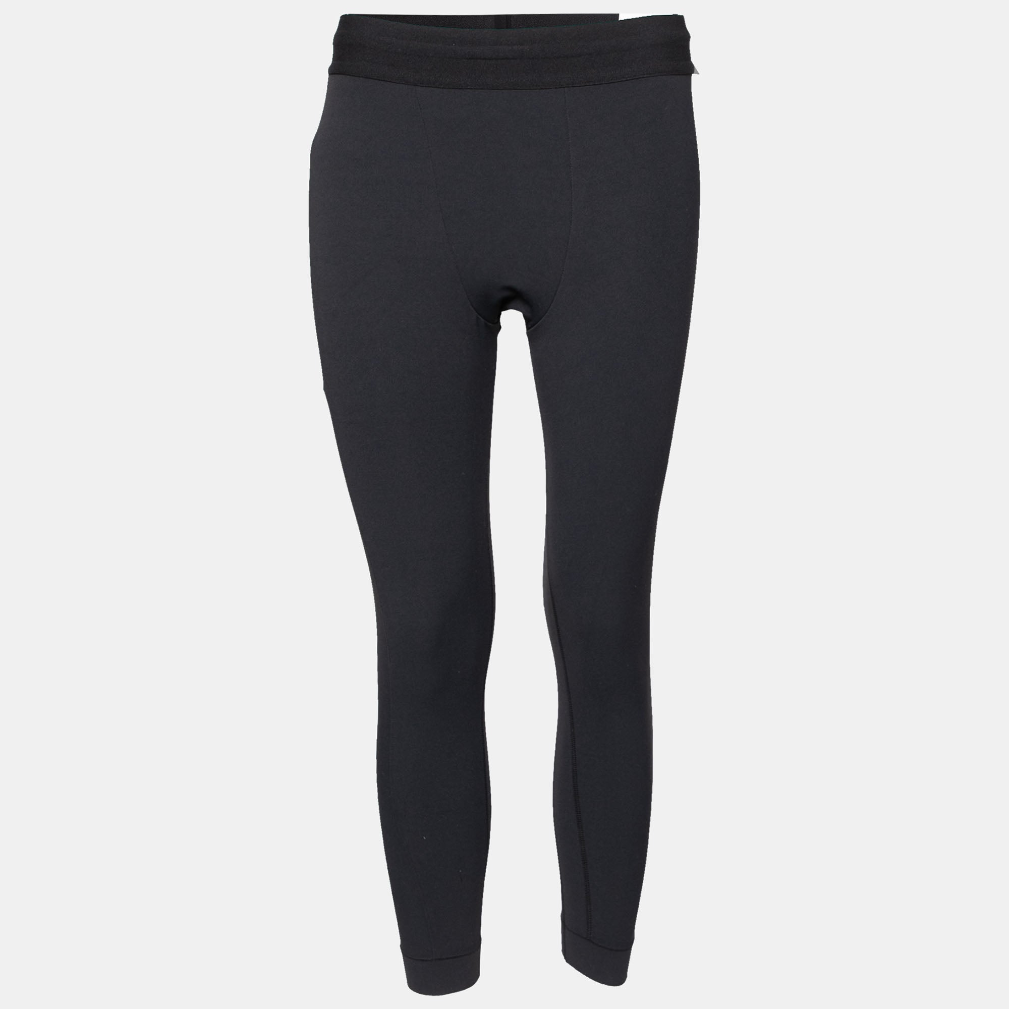 Nike Black Jersey Tight Fit Yoga Pants