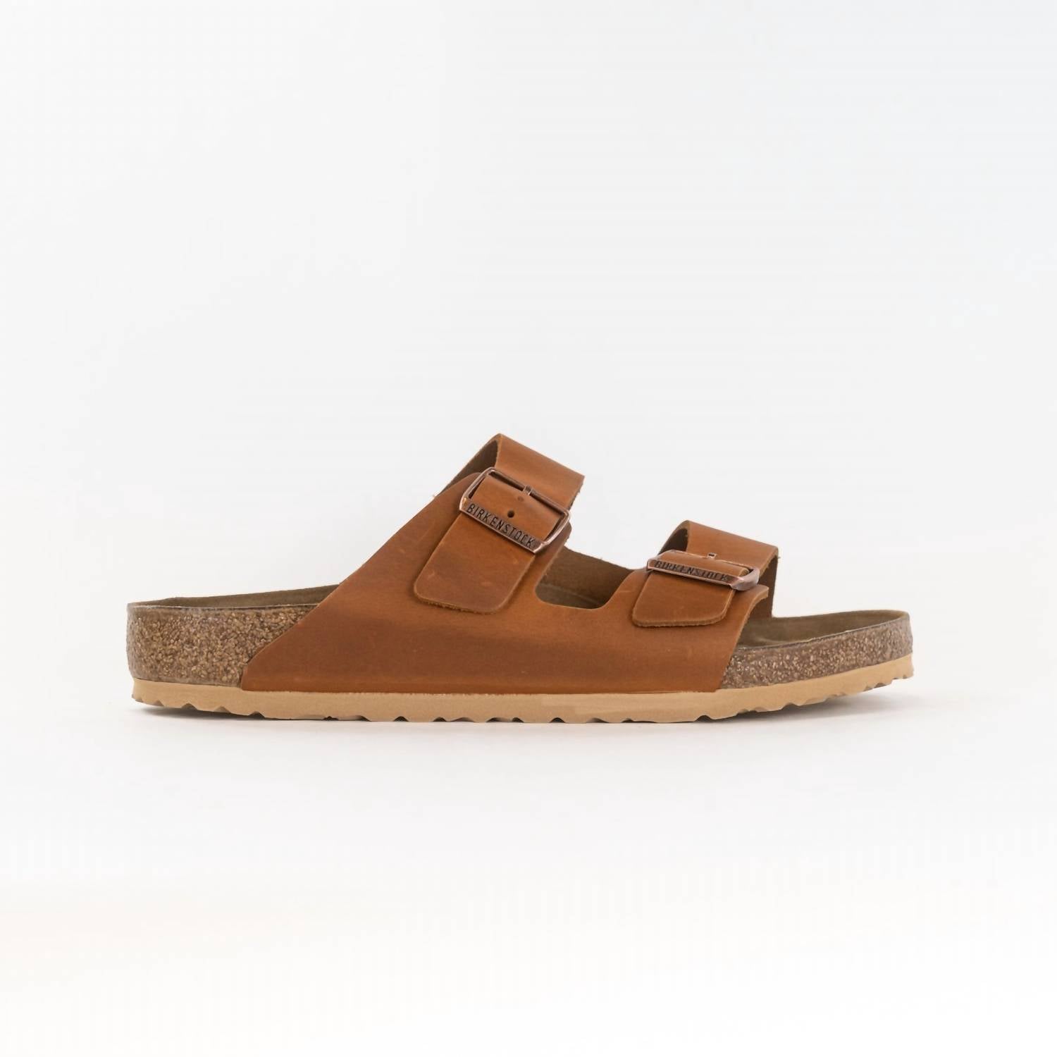 Men's Arizona Sandal In Antique Pull Cognac
