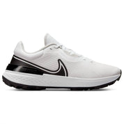 Men's Infinity Pro Two Spikeless Golf Shoes In White Black