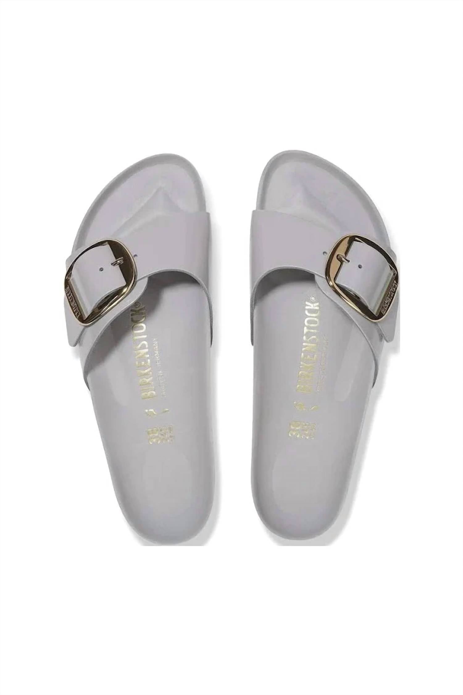 Women's Madrid Big Buckle Sandal In Stone Coin