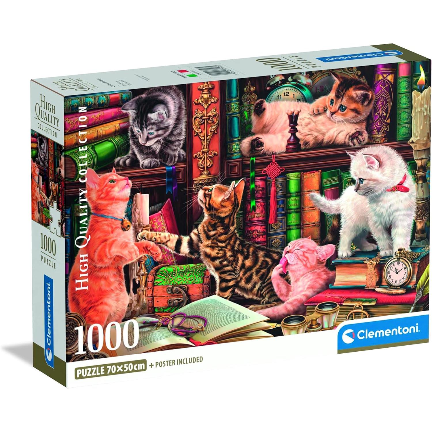 Clementoni 1000pc Curious Whiskers Puzzle