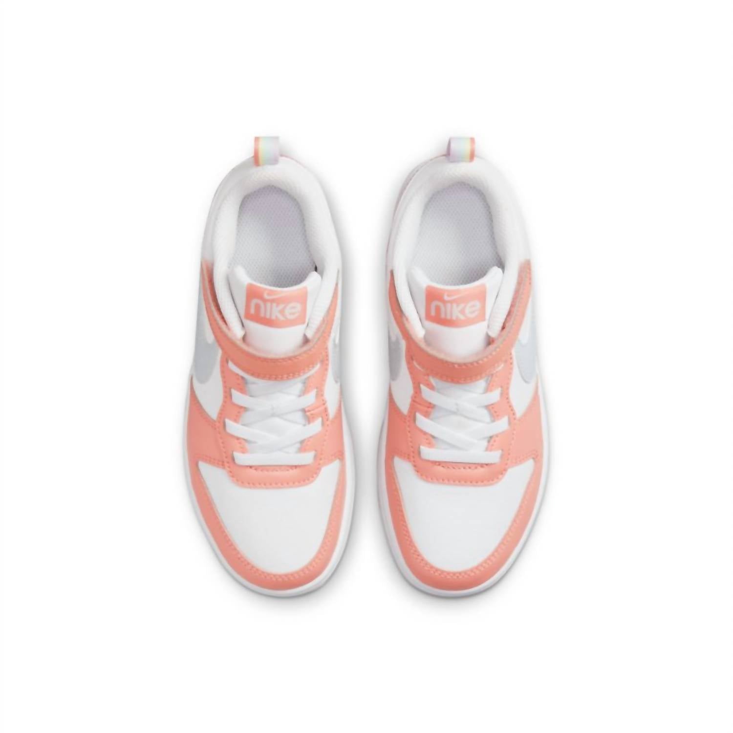 Kid'S Court Borough Low 2 Se Sneaker in White/Light Madder Root/Cave Stone/Aura