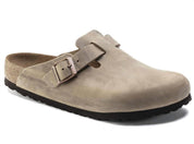 Men's Boston Oiled Leather Soft Footbed Clogs
