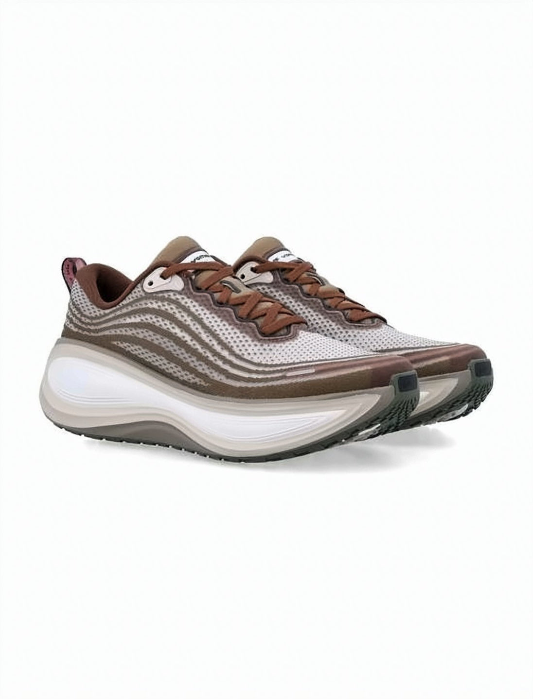 Aerodynamic Women's Sneakers with Layered Sole Design