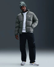 Nike Sportswear Club Puffer Jacket Men's Gray Therma-FIT Down Long Sleeve JAX884