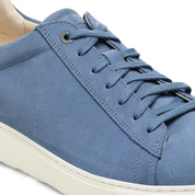 Women's Birkenstock Bend 1027295 Sneakers 9-9.5 Elemental Blue Suede Shoes FZP185 (Blue,9-9.5)