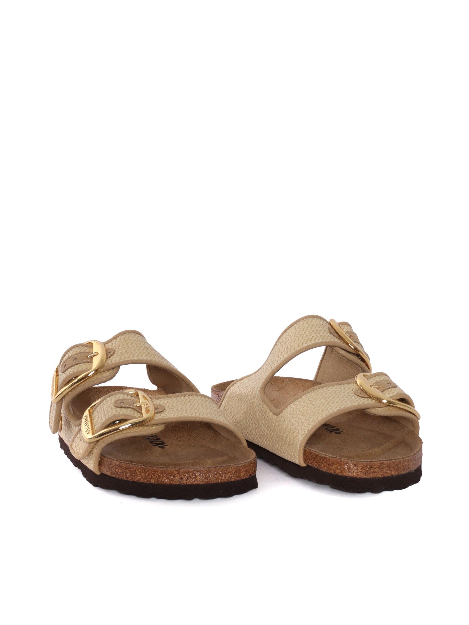 Natural Arizona Raffia Slide Sandal