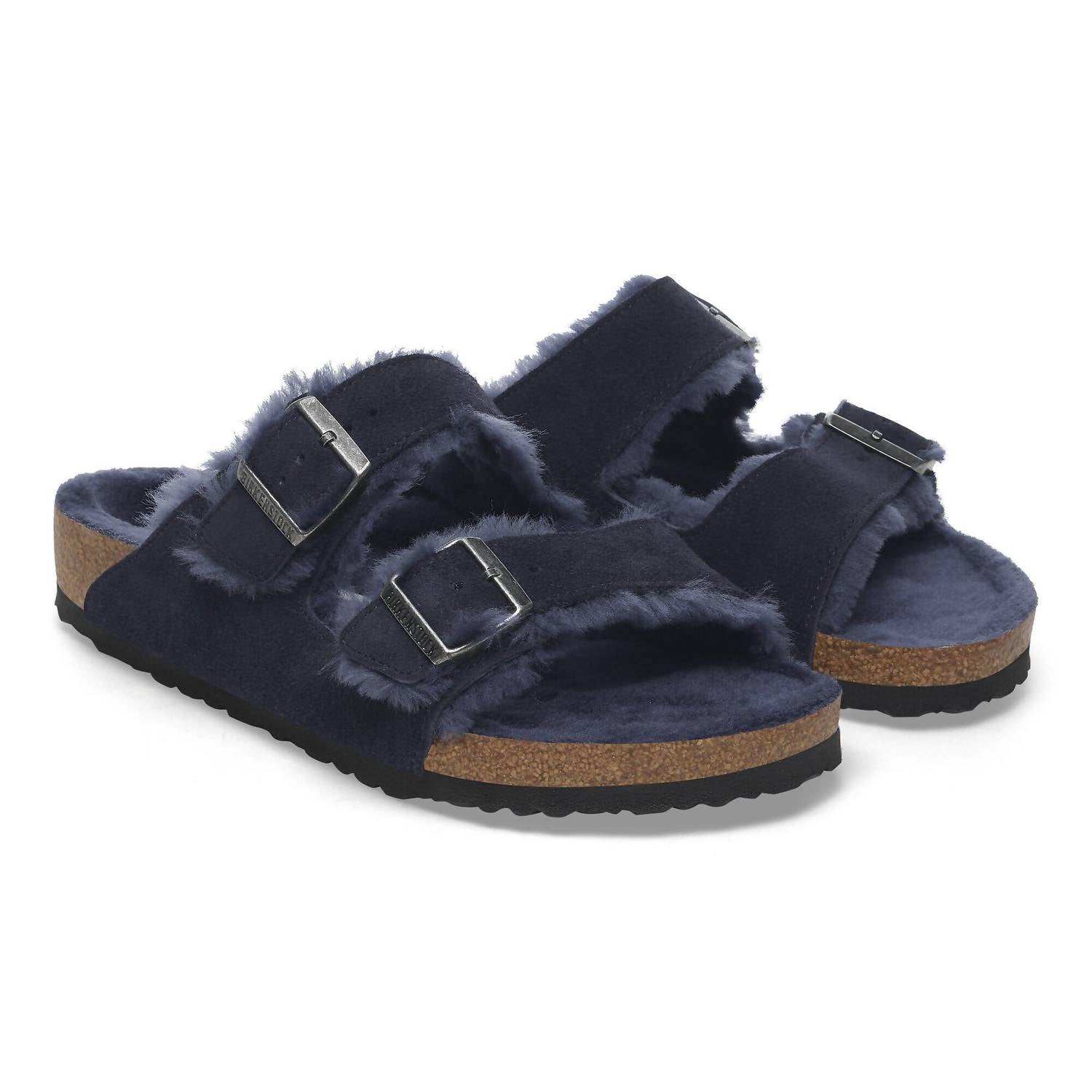 Women's Arizona Shearling Sandal In Midnight