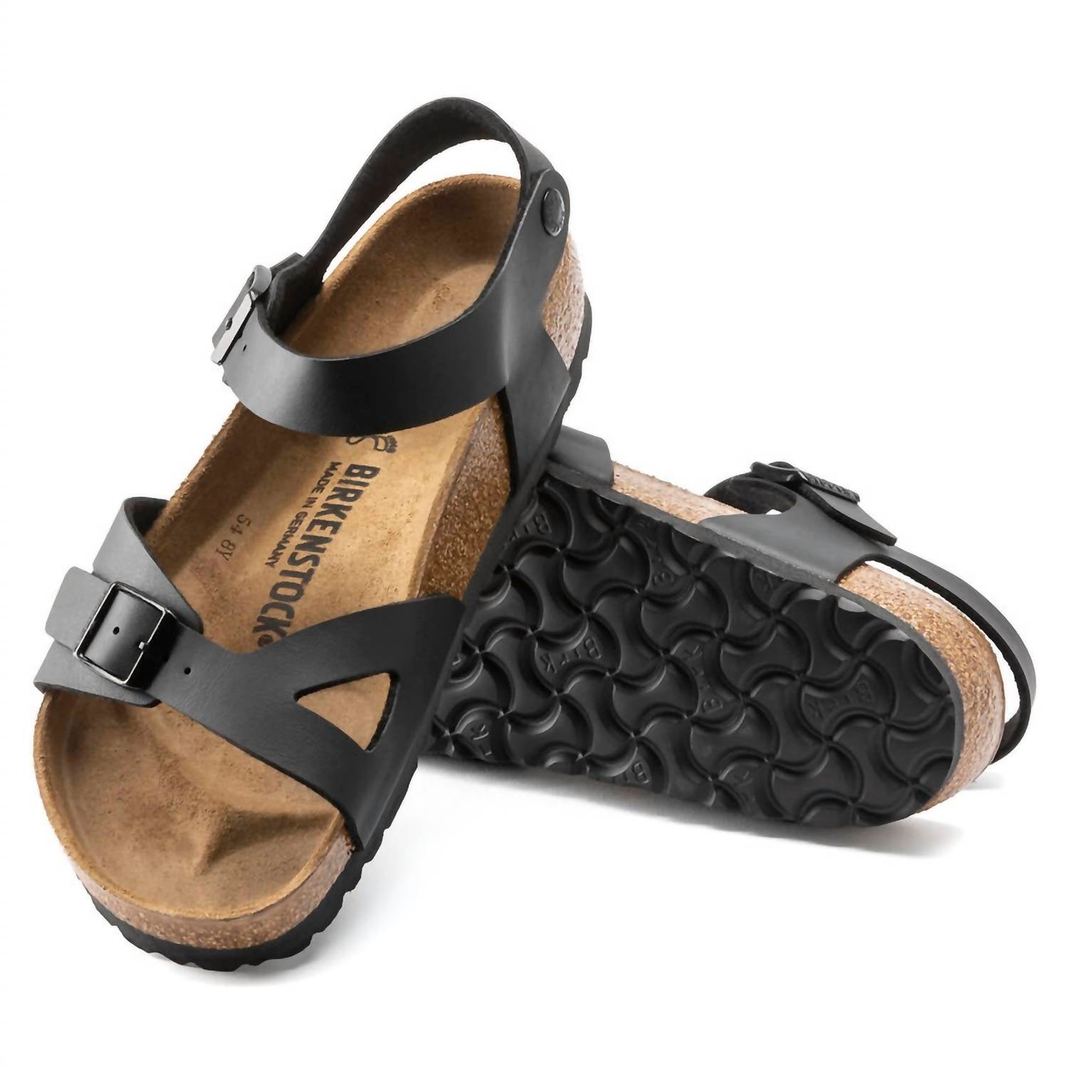 Birkenstock Rio Regular Width In Black
