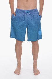 SWIM Boxer Swim Trunks GRID SWOOSH with 2 Pockets