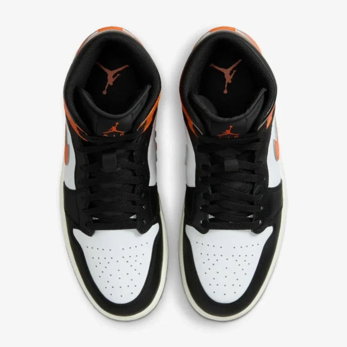 Nike Air Jordan 1 Mid DQ8426-801 Sneaker Men Black Leather Lifestyle Shoe MEW826