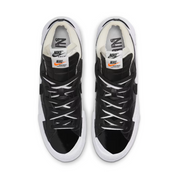 Men's Nike Blazer Low x Sacai DM6443-001 11 Black Patent Leather Shoes GBNC205