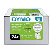 24 Rolls Dymo Shipping Address Large Labels 36x89mm Bulk