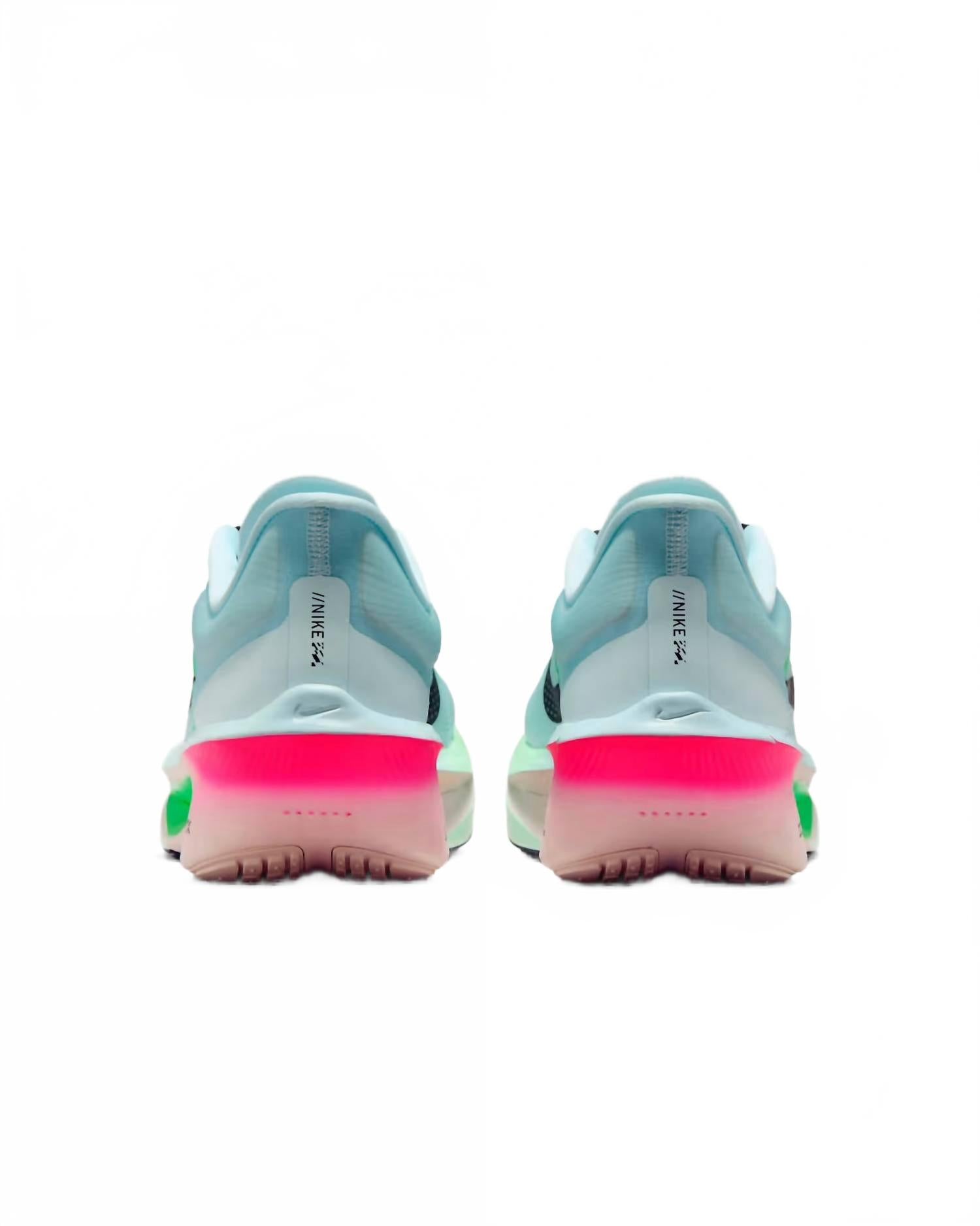 Women's Zoom Fly 6 Road Racing Shoes In Glacier Ice Hyper Pink Green Shock Black