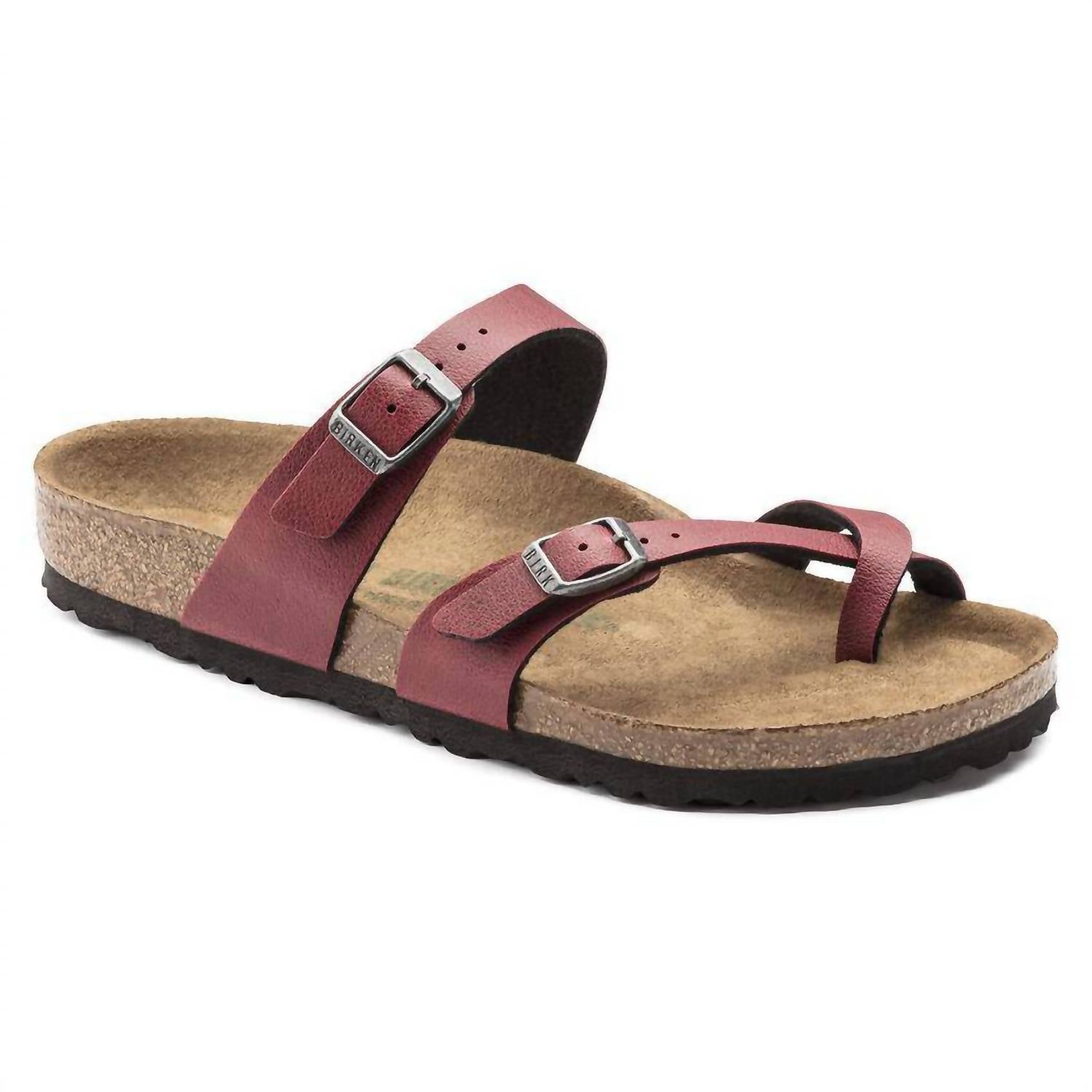 Women's Mayari Vegan Pull Up Sandal In Bordeaux
