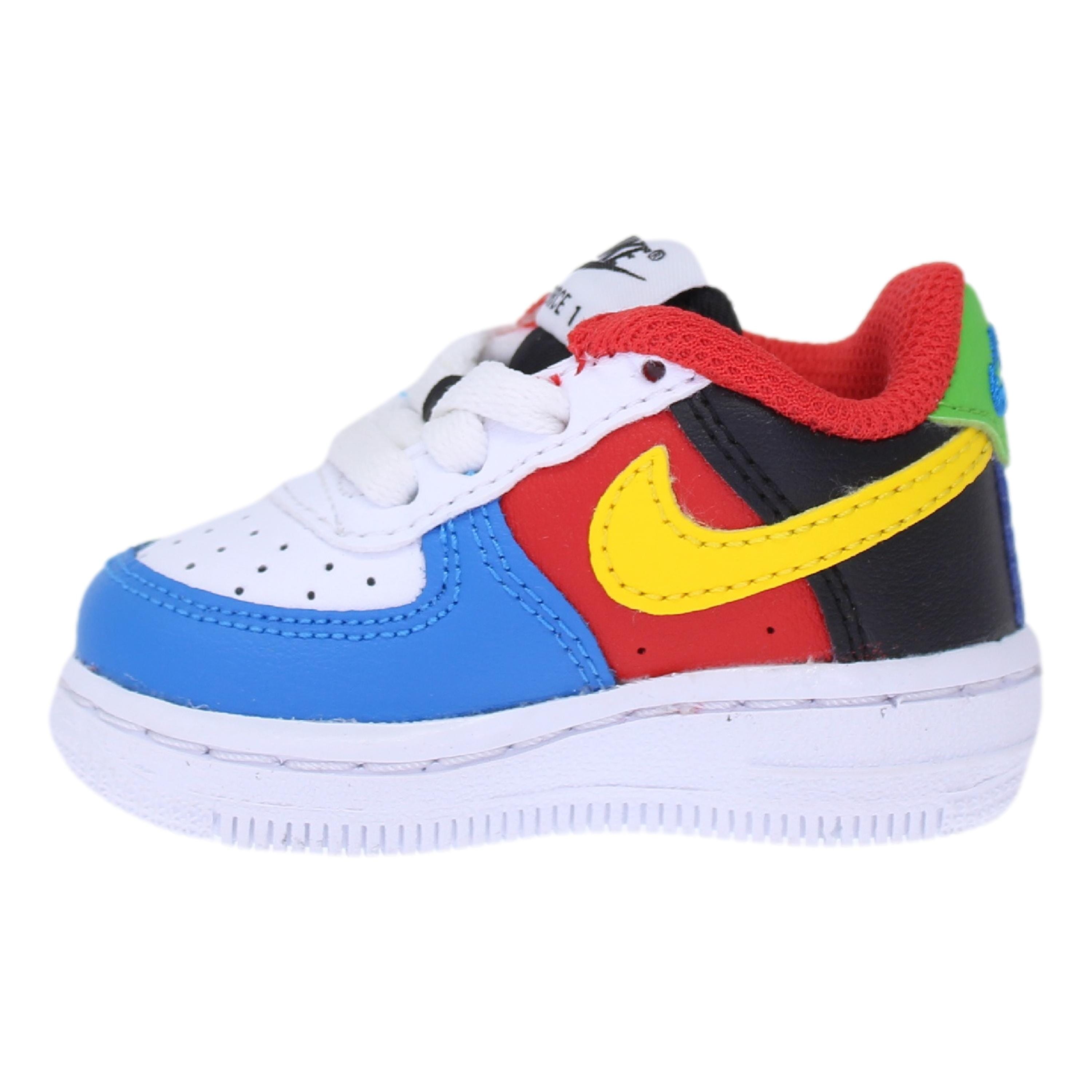 Nike Force1 LV8 QS White /University Gold  DO6636-100 Toddler