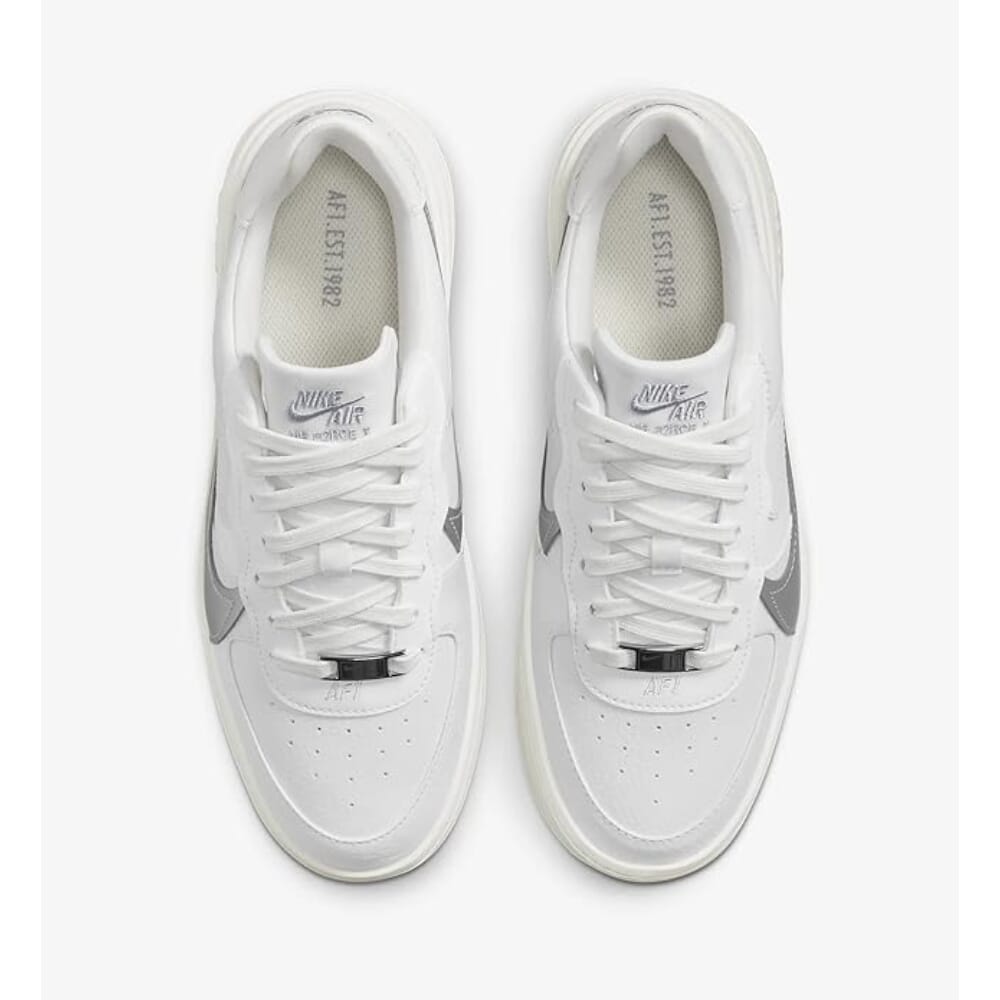 Nike Air Force 1 PLT.AF.ORM Summit White/Metallic Silver  DJ9946-101 Women's