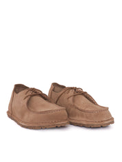 Taupe Utti Suede Leather Loafers