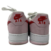 Nike Air Force 1 Low "Valentine's Day Love Letter" Sneakers in Pink Suede