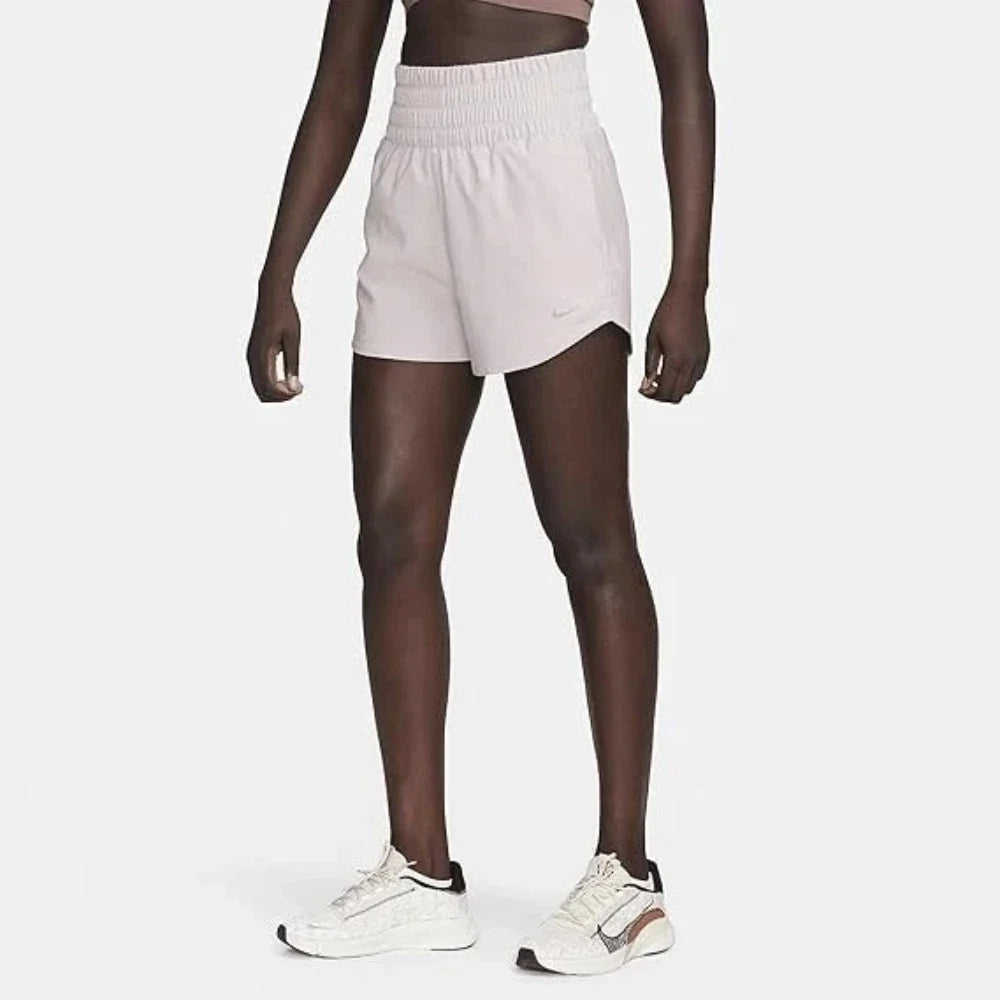 Women's Nike One Shorts Purple Dri-Fit Brief-Lined Ultra High-Waisted KFC141