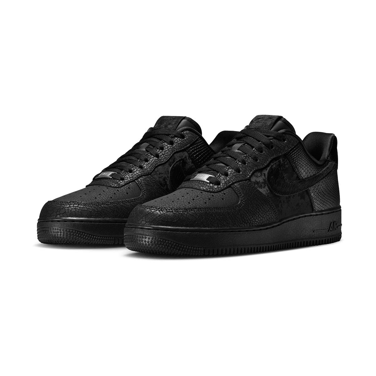 Men's Nike Air Force 1 '07 LX '3X Celebration Triple Black' Shoes