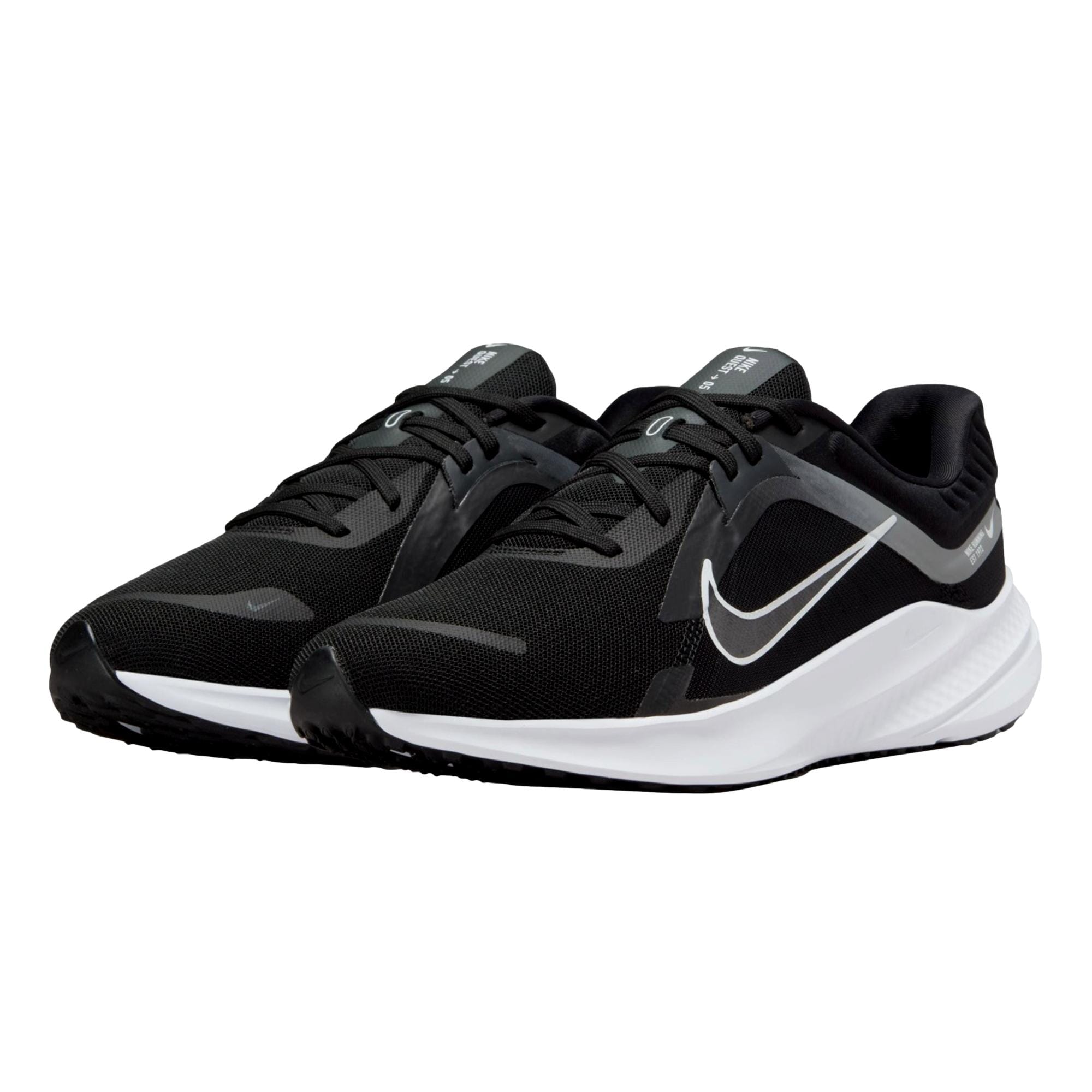 Men's Nike Quest 5 Black / White - Smoke Grey DD0204-001