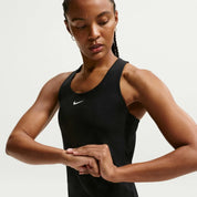 Nike Swoosh Sports Bra Tank Women Black Dri-fit -Support Padded DSGL950