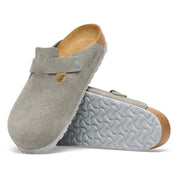 Unisex Boston Clogs In Corduroy Stone Coin