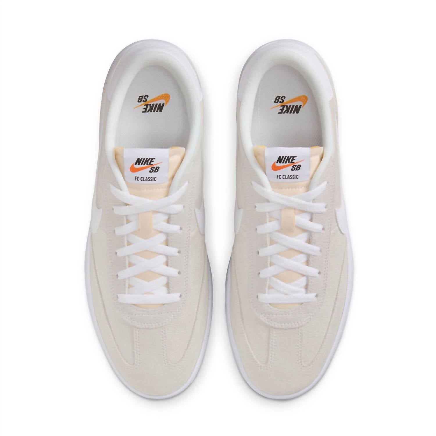 Men's Sb Fc Classic Skate Shoes In Summit White