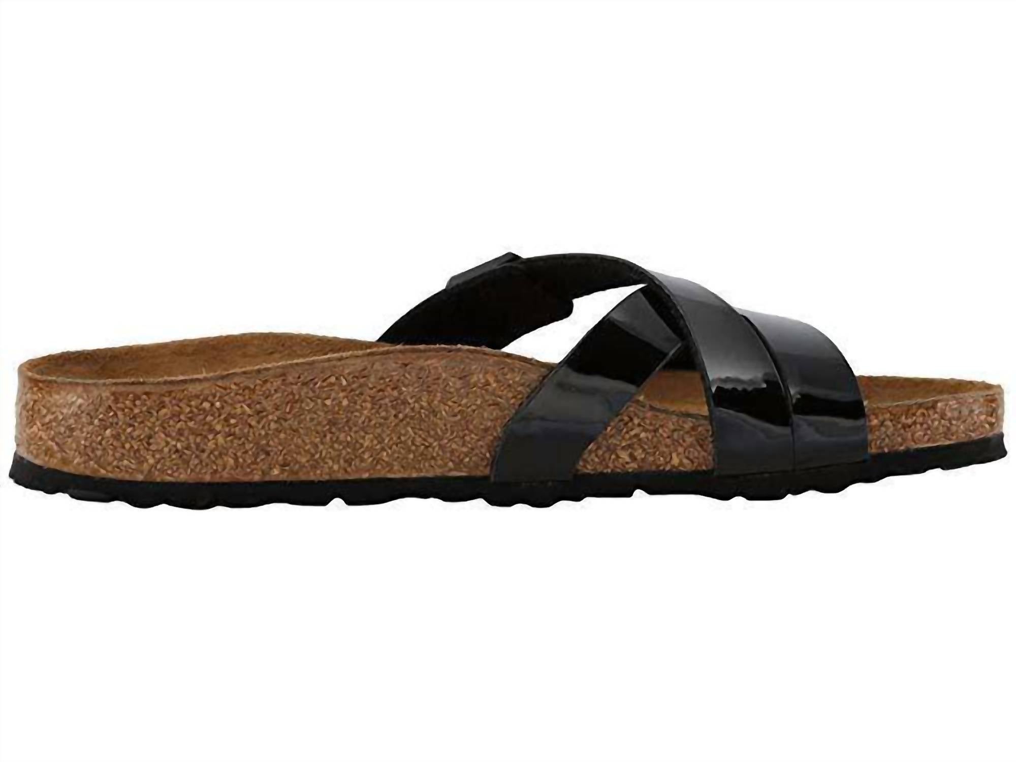 Women's Yao Balance Patent Sandal In Black