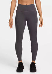 Swift High-Waisted 7/8 Running Leggings In Thunder Grey/reflective Silver