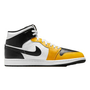 Men's Nike Air Jordan 1 Mid Yellow Ochre / Black - White DQ8426-701