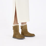 Women's Uppsala Shearling Boot In Dark Tea