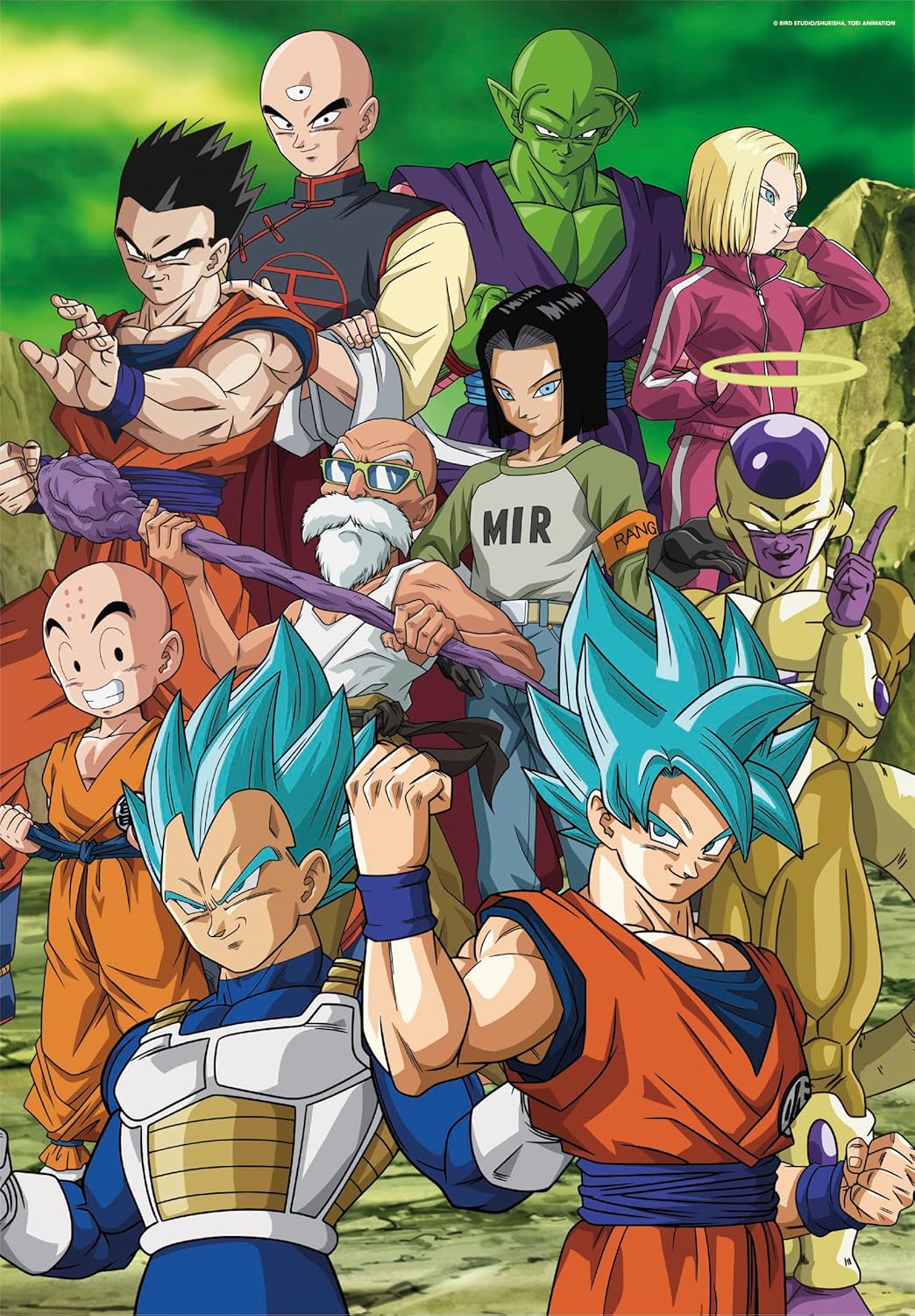 104pc Super Dragonball Super Color Puzzle #1
