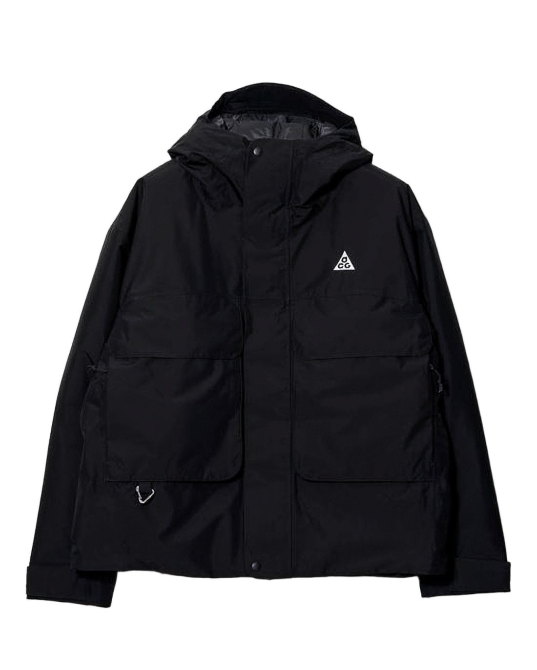 Hooded Black Padded Nike Jacket