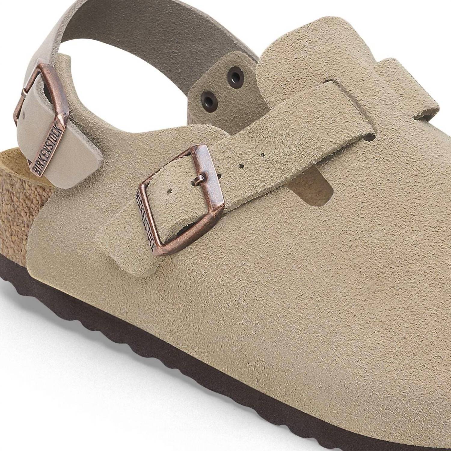 Women's Tokio Ii Suede Clogs In Taupe